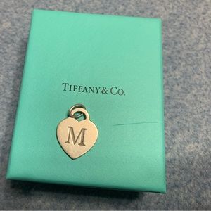 Tiffany and Co “M” Heart Tag Charm